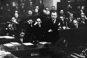 Justice Robert Jackson at the Nuremberg Trials