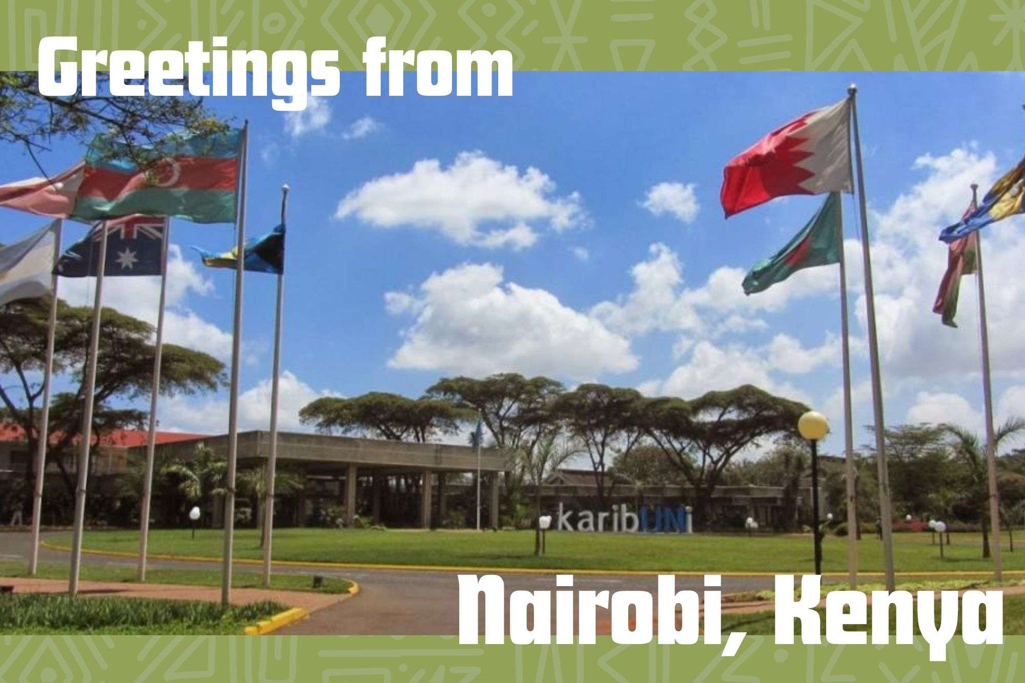 Greetings from Nairobi, Kenya postcard image