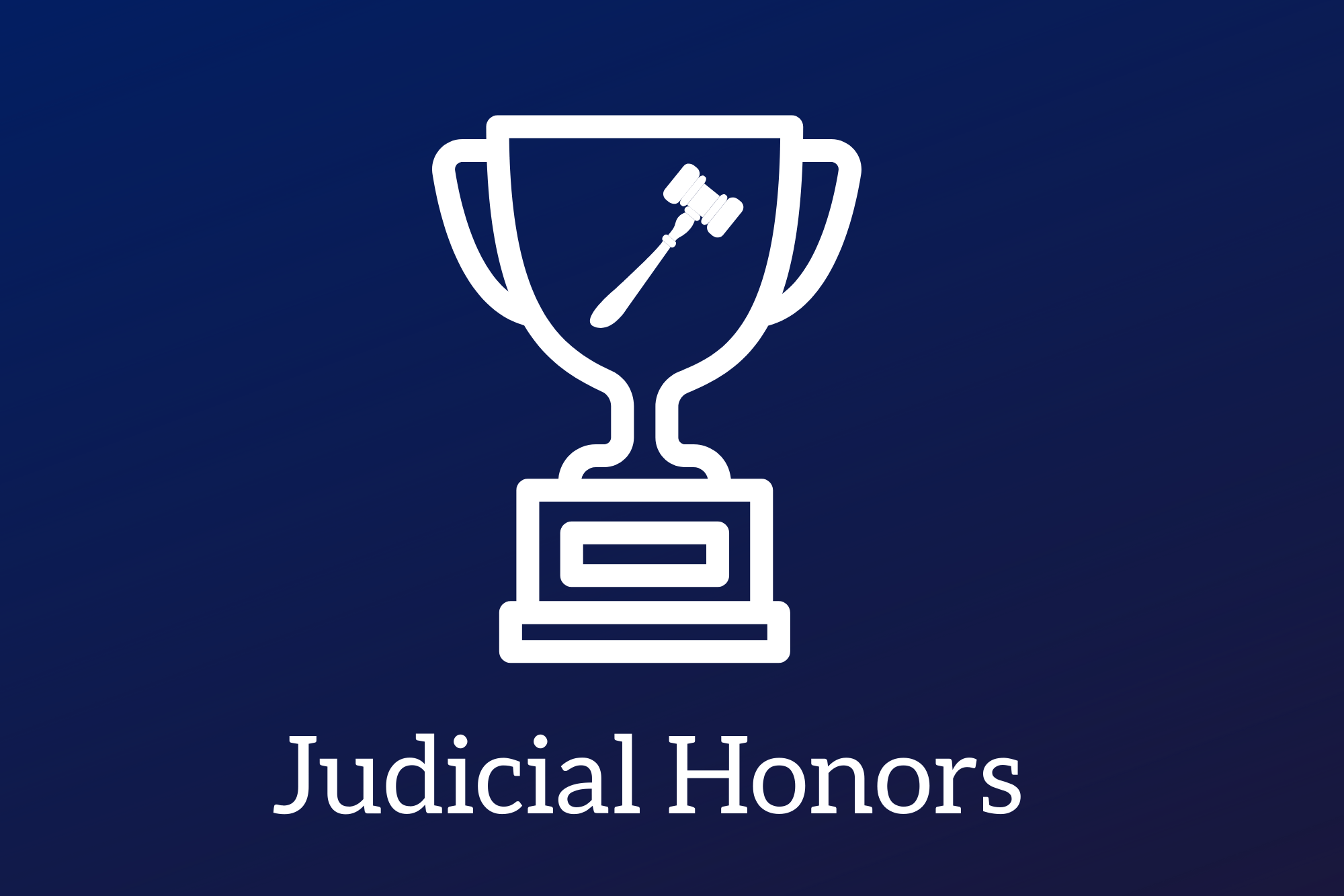 Judicial Honors